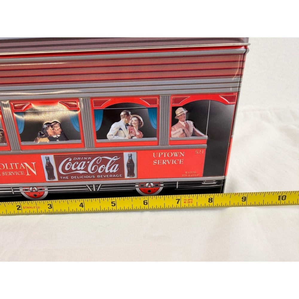 Coca-Cola Cable Car Tin 2002 Metropolitan Uptown Service Collectible - Picture 11 of 13